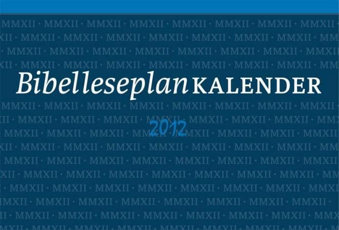 Bibelleseplankalender 2012