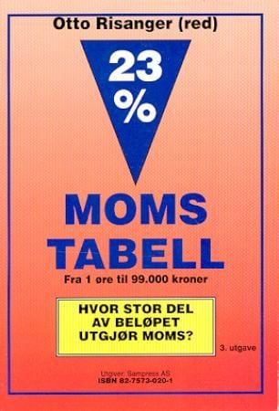23% momstabell