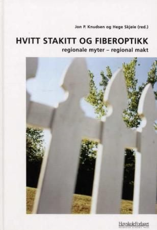 Hvitt stakitt og fiberoptikk