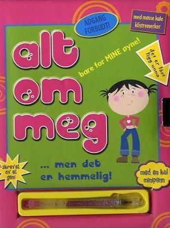 Alt om meg. Men det er hemmelig. 1 bok, 1 penn, 1 nøkkel