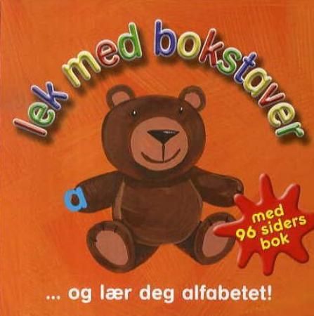 Lek med bokstaver og lær deg alfabetet. 1 lekebrett. Bokstaver. 1 bok
