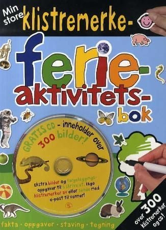 Min store klistremerkeferieaktivitetsbok