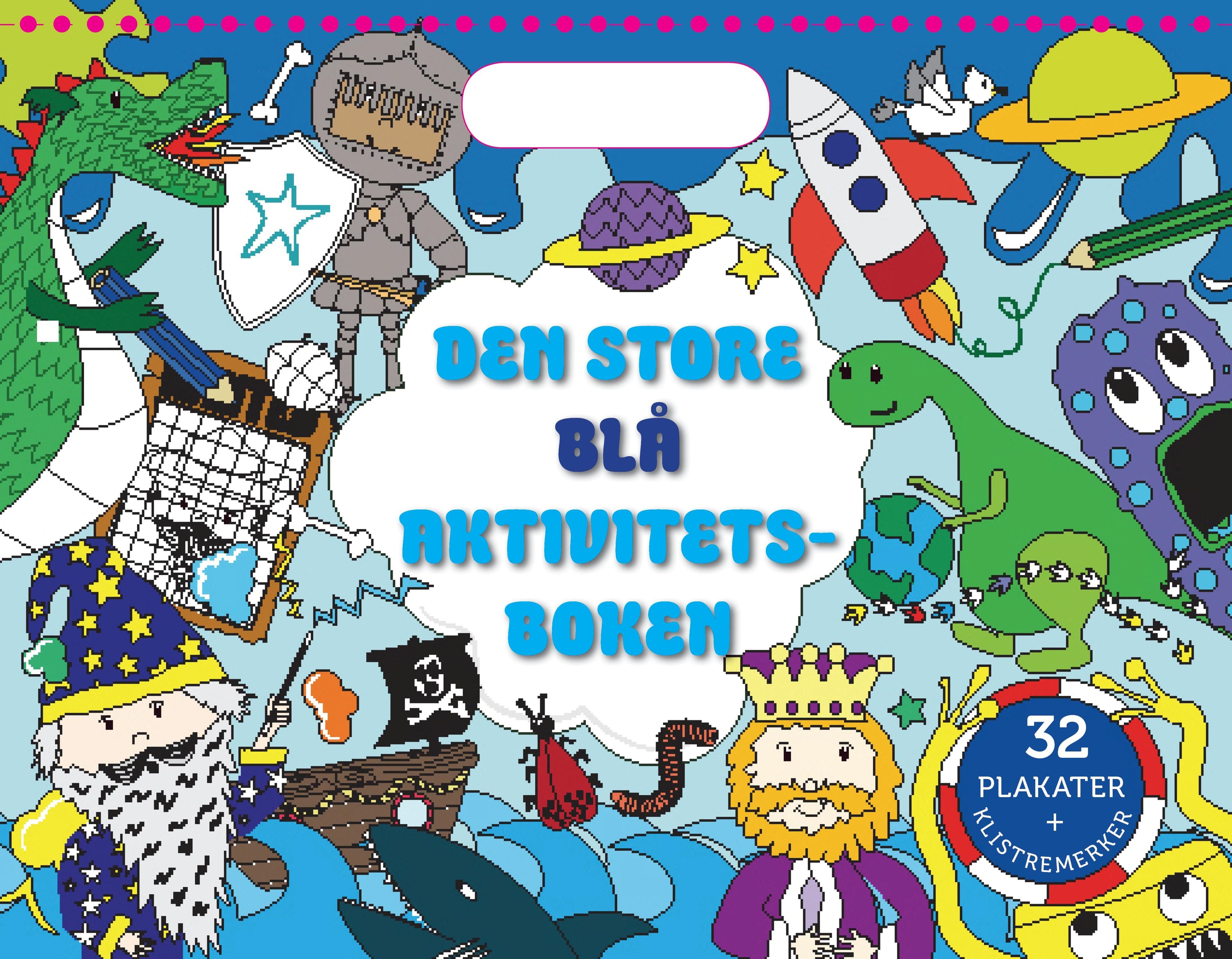 Den store blå aktivitetsboken