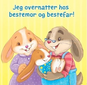 Jeg overnatter hos bestemor og bestefar!