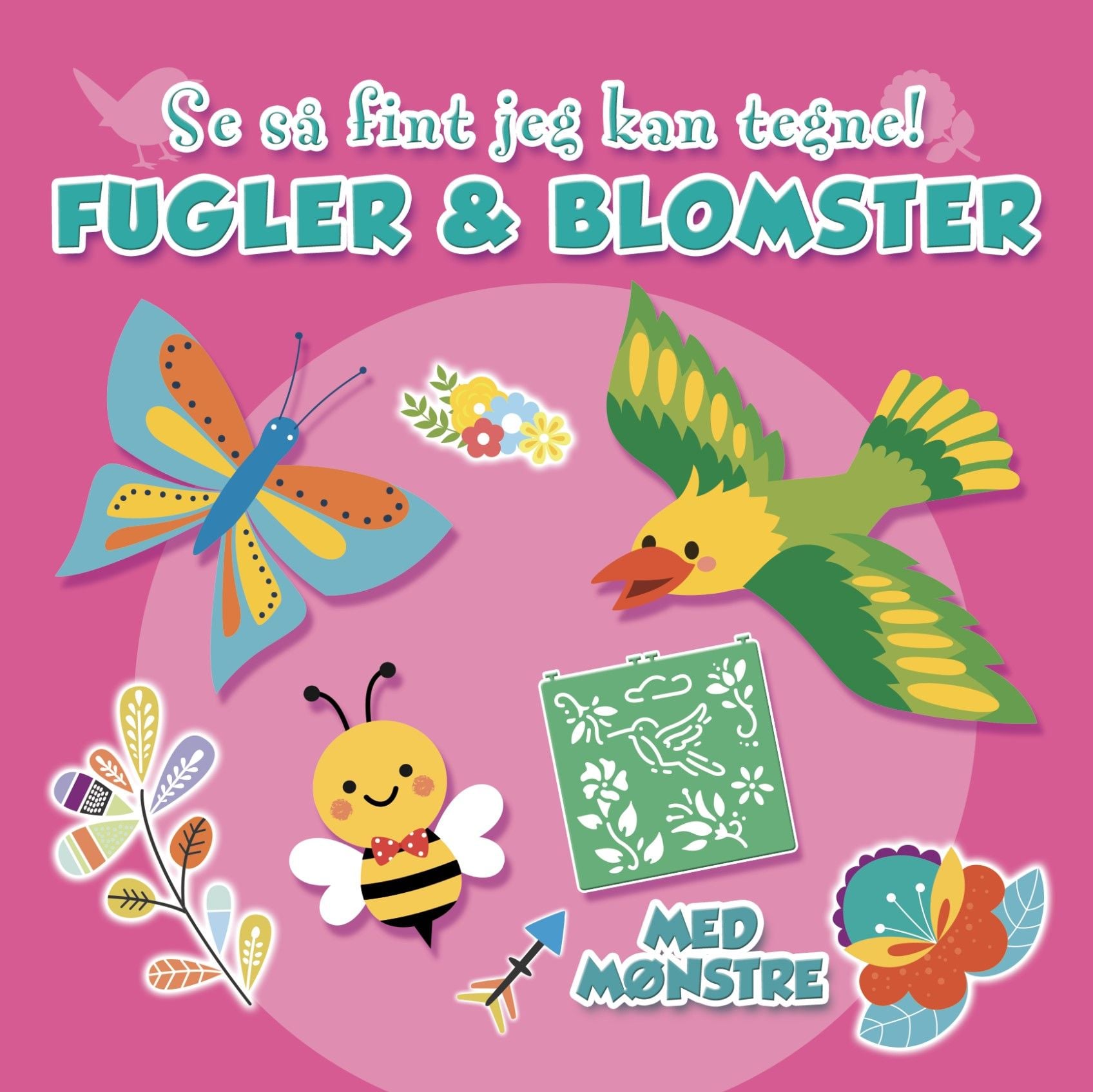 Fugler og blomster