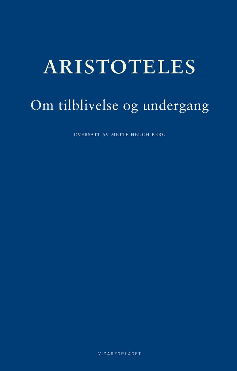 Om tilblivelse og undergang