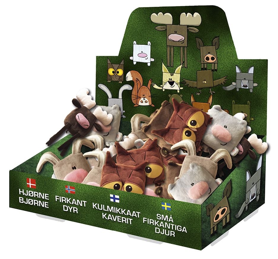 Firkantdyr. Kosedyr display