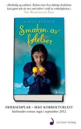 Smaken av følelser. Leseeksemplar til bokhandel
