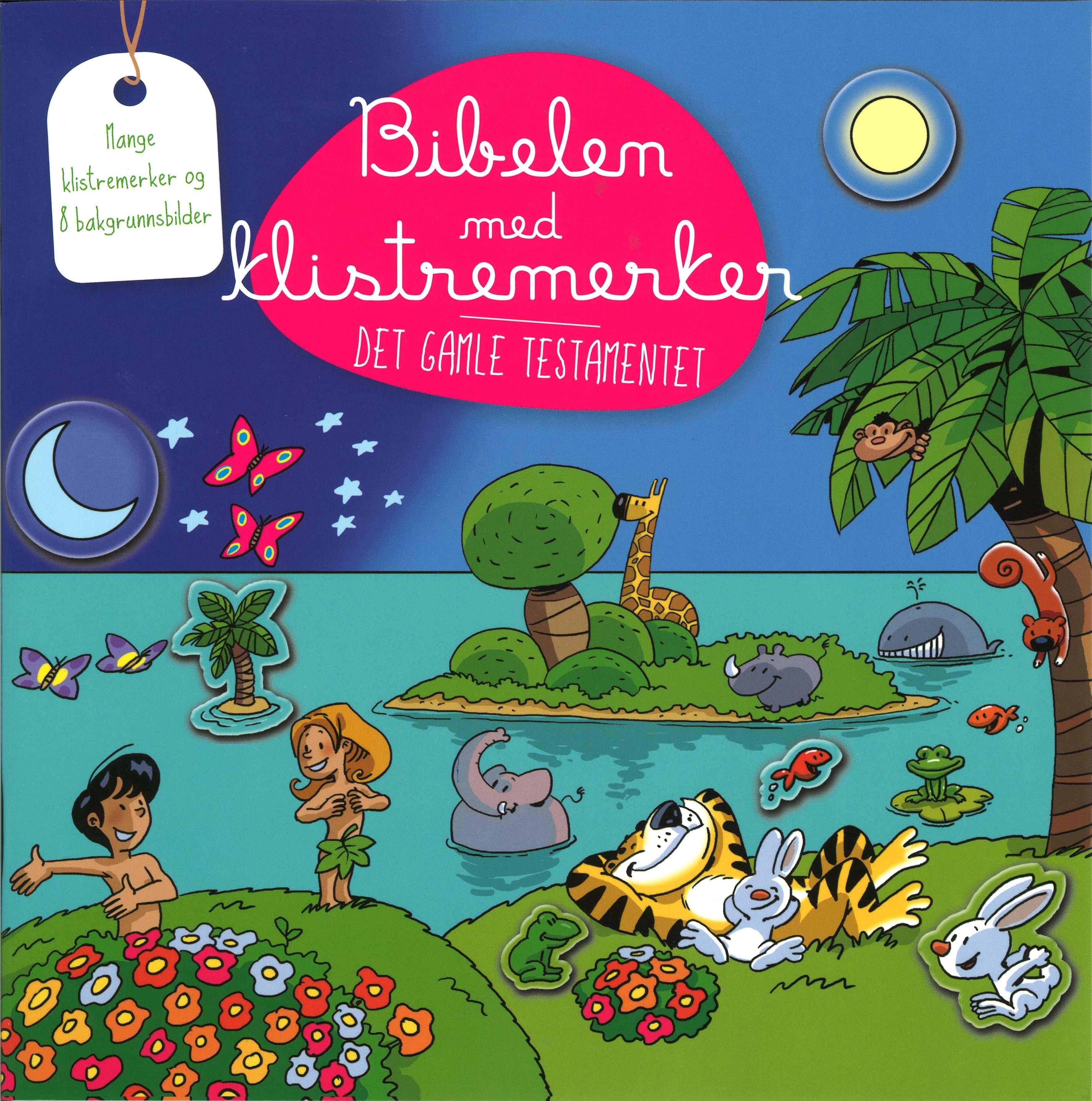 Bibelen med klistremerker