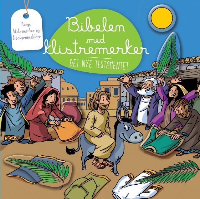 Bibelen med klistremerker