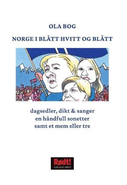 Norge i blått hvitt og blått