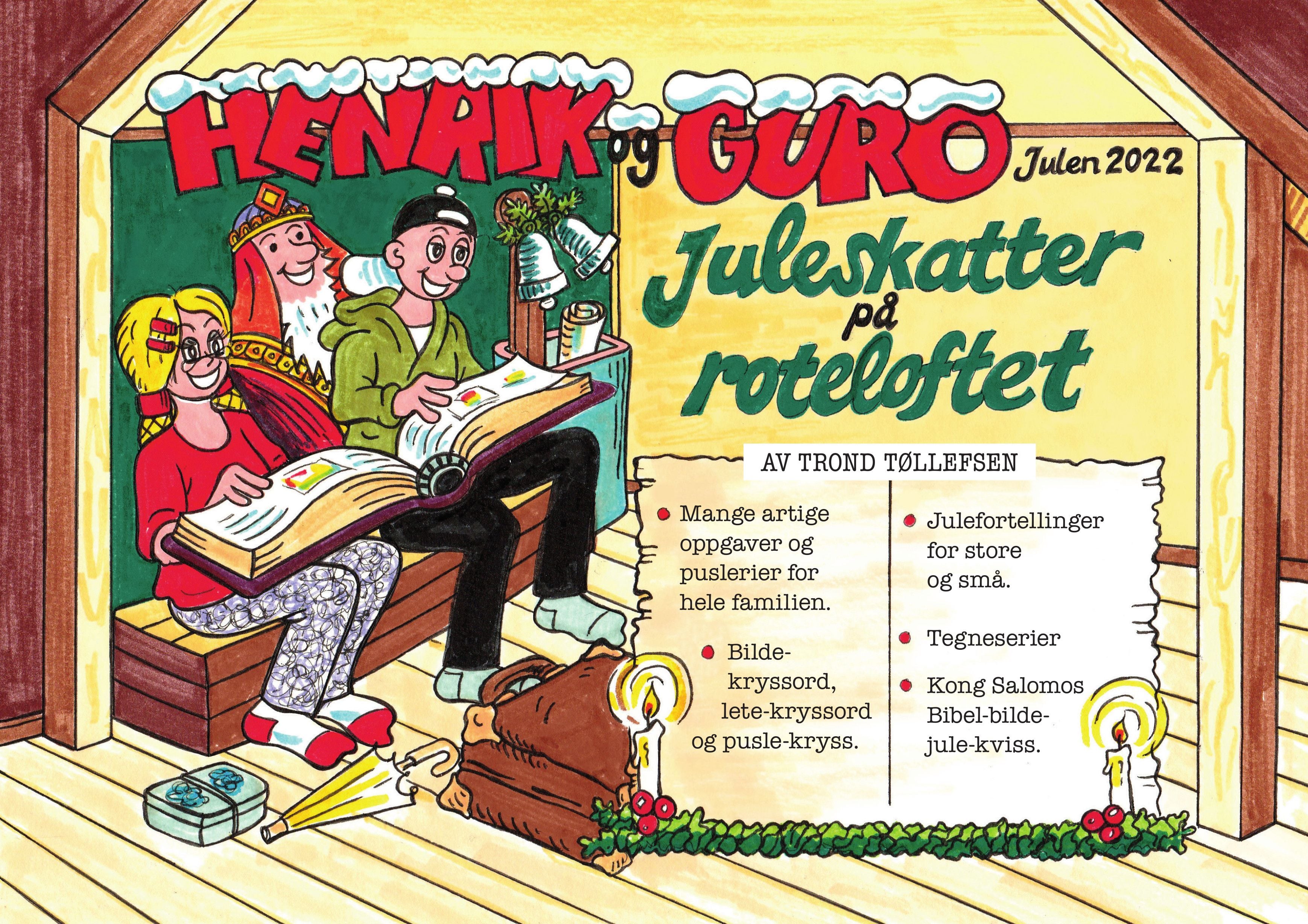 Juleskatter på roteloftet