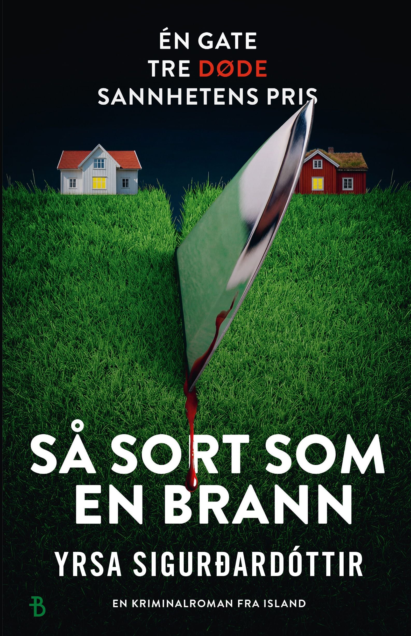 Så sort som en brann