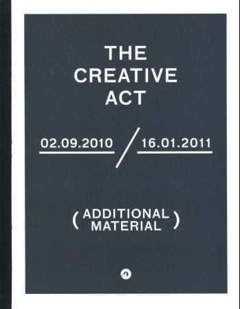 The creative act