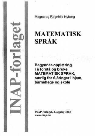 Begynner-opplæring i å forstå og bruke matematisk språk