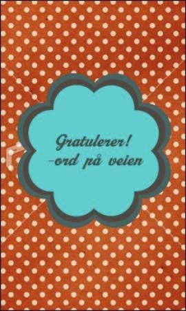Gratulerer!
