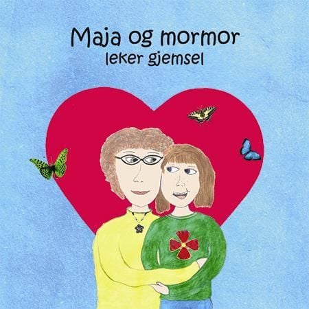 Maja og mormor leker gjemsel