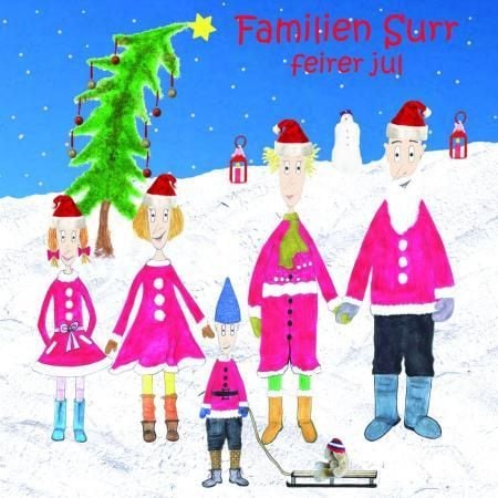 Familien Surr feirer jul