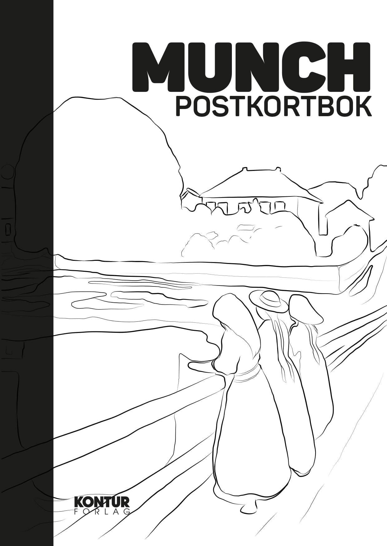 Munch postcard book. 16 postkort