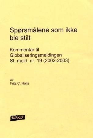 Spørsmålene som ikke ble stilt