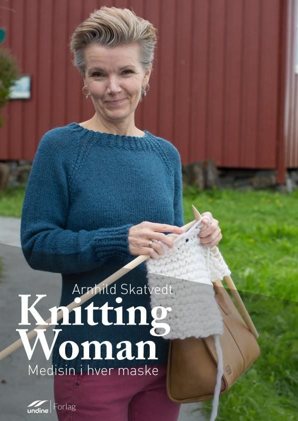 Knitting woman