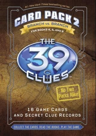 The 39 Clues. Card pack 2 for books 4, 5 and 6. 16 game cards and secret clue records